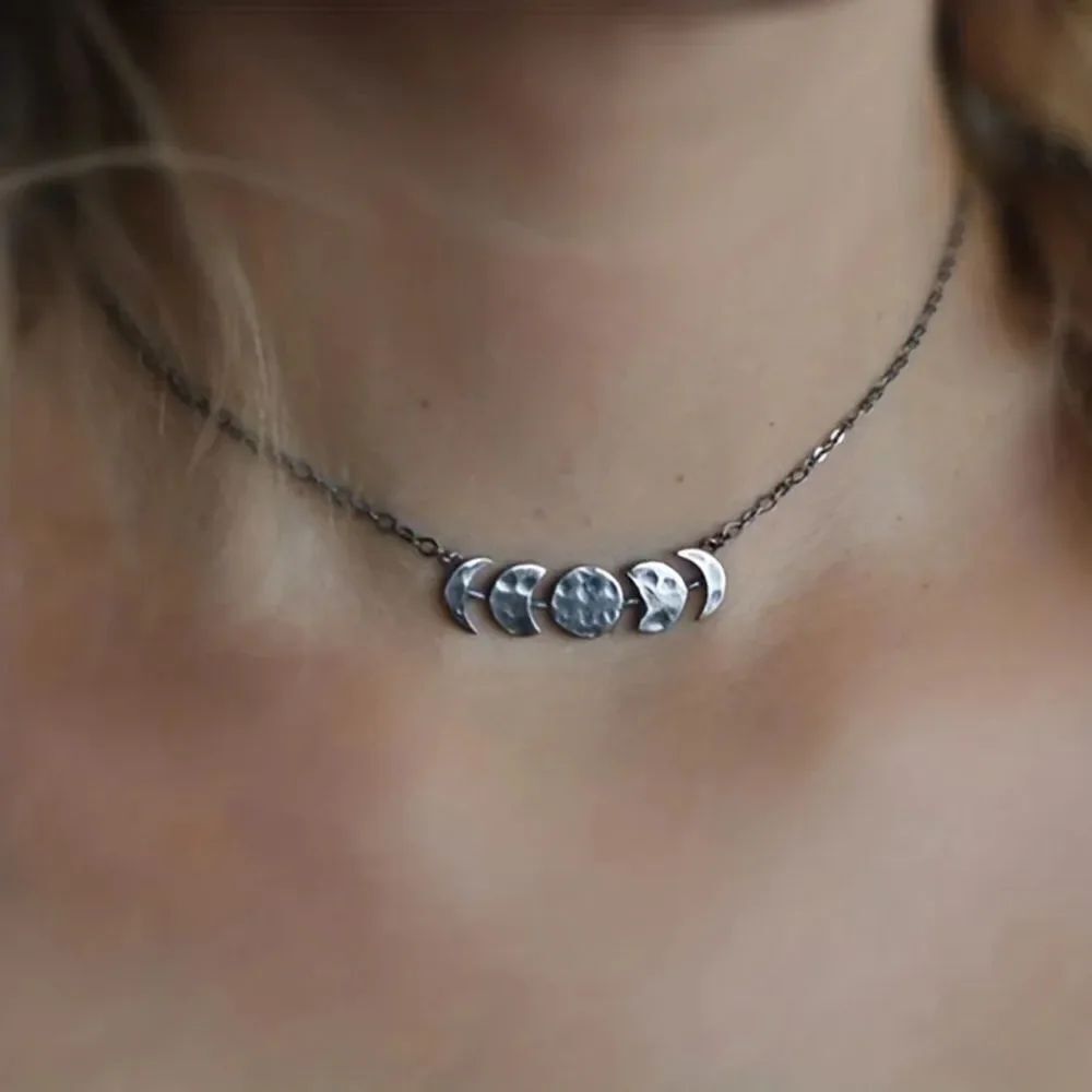 Boho moon Necklace M1258